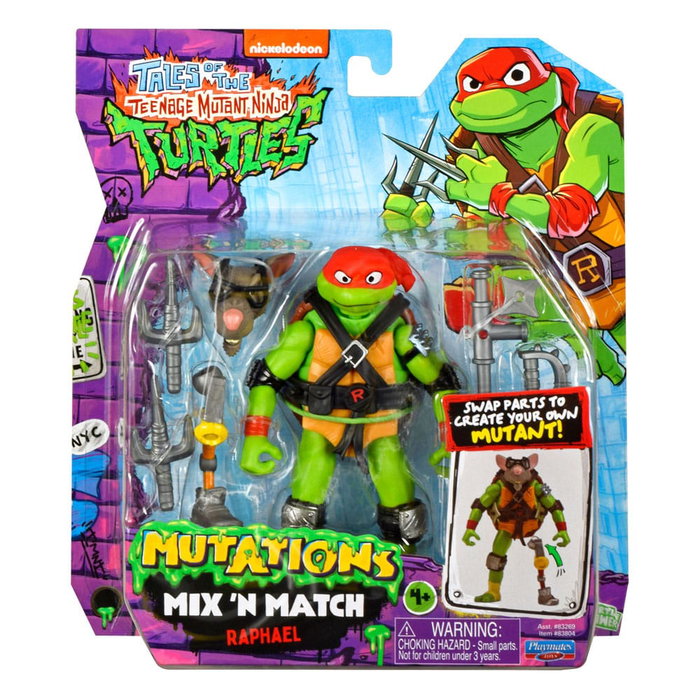 Tales of the Teenage Mutant Ninja Turtles Mix 'n Match Figura Raphael 12 cm Tales of the Teenage Mutant Ninja Turtles Mix 'n Match Figura Raphael 12 cm
