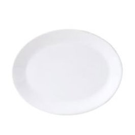 Steelite Fuente Oval Monaco Blanca 33 cm - Vajilla (Set de 12)