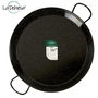 La Dehesa Paellera Esmaltada Acero Negro 70 cm 30 Raciones Apta Gas Horno Leña (Set de 2)