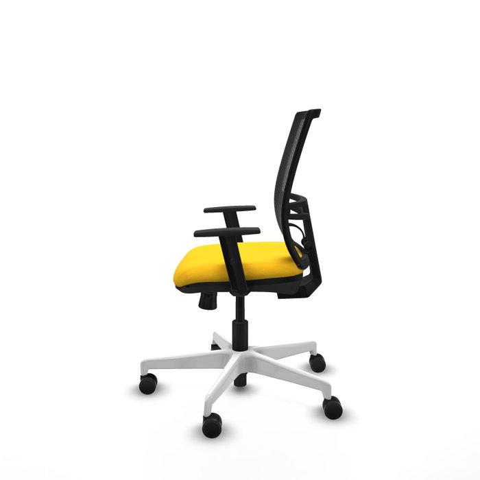 PIQUERAS Y CRESPO Silla de oficina Yunquera Amarillo y Negro