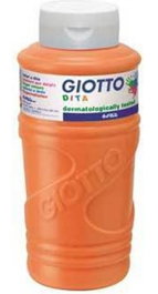 GIOTTO Bote de pintura de dedos 750 ml Naranja
