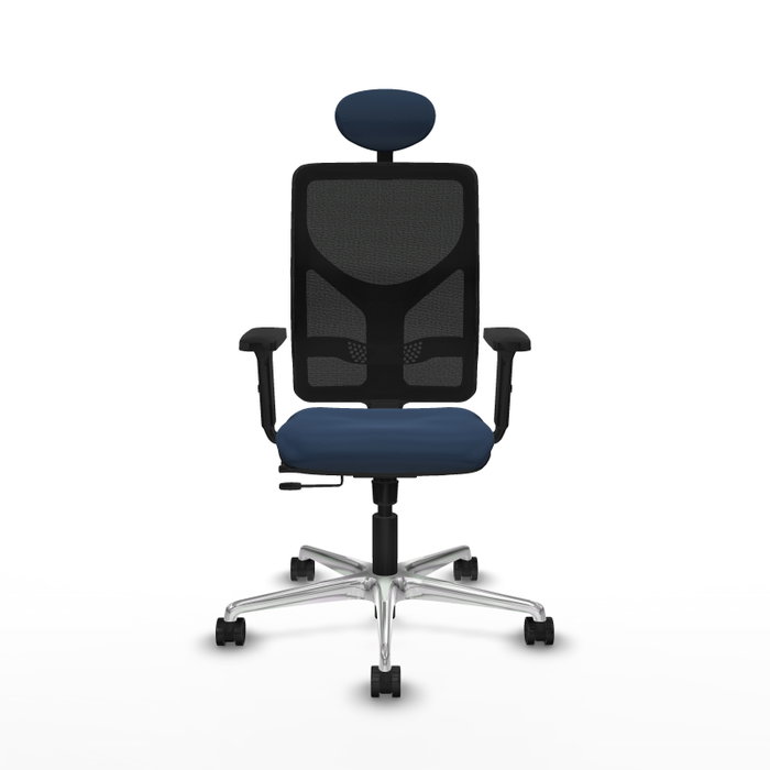 PIQUERAS Y CRESPO Silla de oficina Motilla con mecanismo Sincro/Traslack, Azul marino y Negro PIQUERAS Y CRESPO Silla de oficina Motilla con mecanismo Sincro/Traslack, Azul marino y Negro