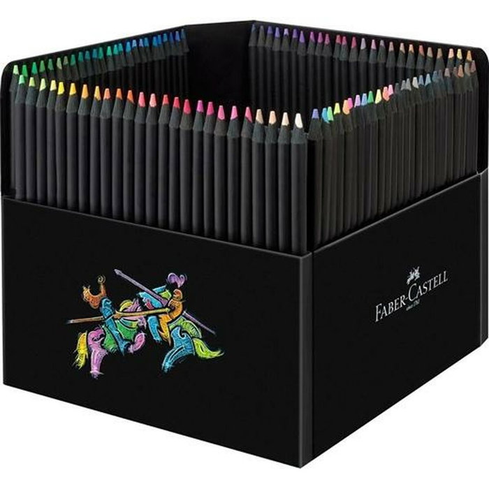 Faber Castell Black Edition Lápices de Colores Surtidos con Soporte