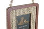 DKD Home Decor Leon pompon Marco Multifoto Kids Multicolor Natural 1,2 x 64 x 16 cm (4 Unidades) 3 Fotos MDF