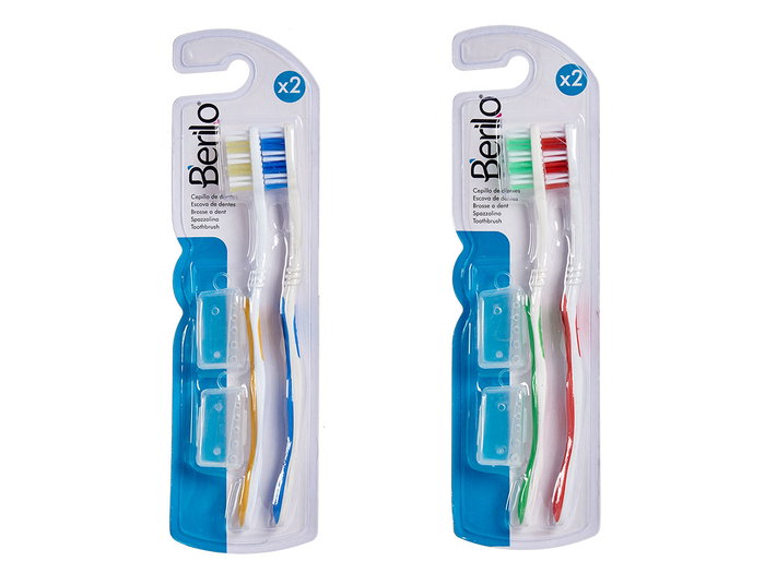 Berilo Set 2 Cepillos de Dientes con Funda