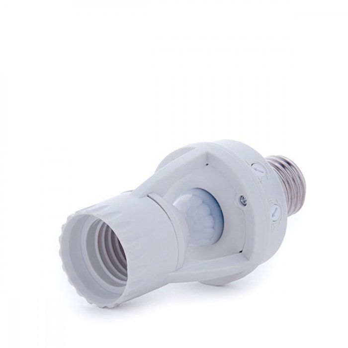 Adaptador E27 Detector de Proximidad - Sensor Crepuscular Adaptador E27 Detector de Proximidad - Sensor Crepuscular