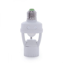 Adaptador E27 Detector de Proximidad - Sensor Crepuscular
