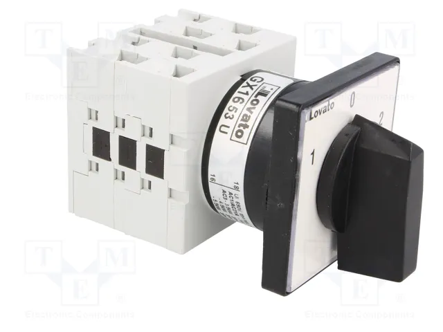 LOVATO ELECTRIC GX1653U Interruptor de leva de separación de bobinado 16A