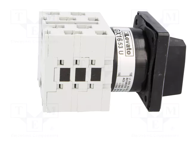 LOVATO ELECTRIC GX1653U Interruptor de leva de separación de bobinado 16A