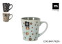 La Mediterranea Taza Café Cortado 220cc Lunas
