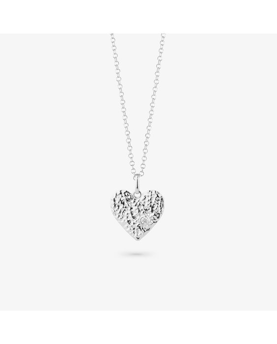 Radiant Collar Silver CUORE en acero inoxidable Radiant Collar Silver CUORE en acero inoxidable