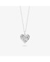Radiant Collar Silver CUORE en acero inoxidable