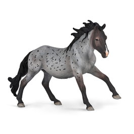 Collecta Semental Nokota Azul Ruano XL-80060, Figurilla de Caballo Realista, +3 Años - Idiomas EN, PT, ES