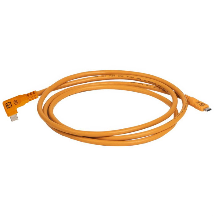 Tether Tools TetherPro USB-C Optima 10G Naranja 3m (Recto a Ángulo Recto) Tether Tools TetherPro USB-C Optima 10G Naranja 3m (Recto a Ángulo Recto)
