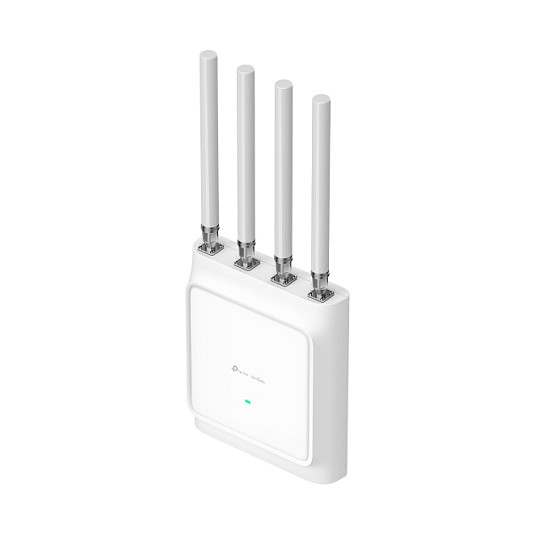 TP-Link Omada EAP668 Outdoor HD AX3600 Punto de Acceso Wi-Fi 6 Exterior, Wi-Fi Doble Banda 2.4/5 GHz hasta 3500 Mbps, 4 Antenas, PoE, IP55
