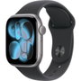 Apple Watch Series 11 GPS - 42 mm - Aluminio Gris Espacial - Correa Deportiva Negra - Talla S/M