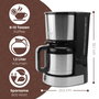 Bomann KA 6066 CB Cafetera de goteo con Jarra Térmica