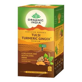 Organic India Tulsi Turmeric Ginger Infusion Ayurvedica 25 B