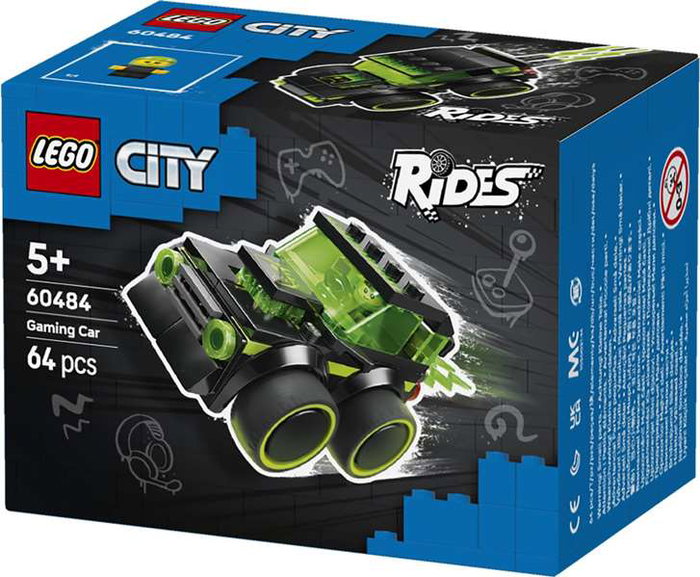 LEGO City 60314 Juego de Construccion de Vehiculo de Carreras de Videojuego Coche de Juguete para Niños de 6+ Años