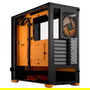 Fractal Design Pop Air Midi-Tower, Cristal Templado, Ventiladores RGB Orange Core, TG Clear Tint