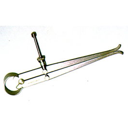 ALYCO Compás de patas de acero 100 mm