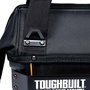 Toughbuilt Bolsa de Herramientas Massive Mouth M con Sistema ClipTech, Impermeable, 30.5x30.5x36.5 cm, 12 Bolsillos