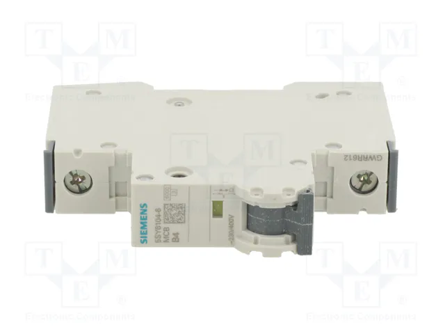 SIEMENS 5SY6104-6 Interruptor magnetotérmico 1 polo 4A 6kA SIEMENS 5SY6104-6 Interruptor magnetotérmico 1 polo 4A 6kA