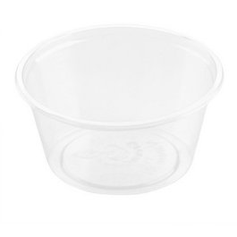 Duni Salsera Transparente de Un Solo Uso, 10 cl, PLA, Pack de 2500 Unidades