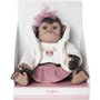 ROSA TOYS Muñeco Bebé Reborn Mono Capucha y Falda 35cm