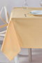 Hermia Mantel Cuadros Amarillo 170 x 170 cm 85% Algodón Fácil de Limpiar