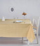Hermia Mantel Cuadros Amarillo 170 x 170 cm 85% Algodón Fácil de Limpiar