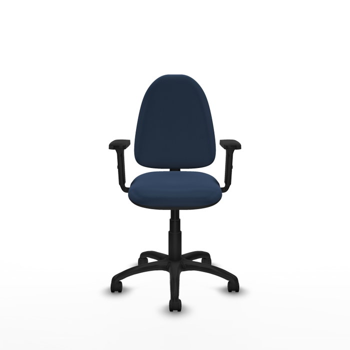 PIQUERAS Y CRESPO Silla de oficina Aýna Azul marino con Brazos 2D PIQUERAS Y CRESPO Silla de oficina Aýna Azul marino con Brazos 2D