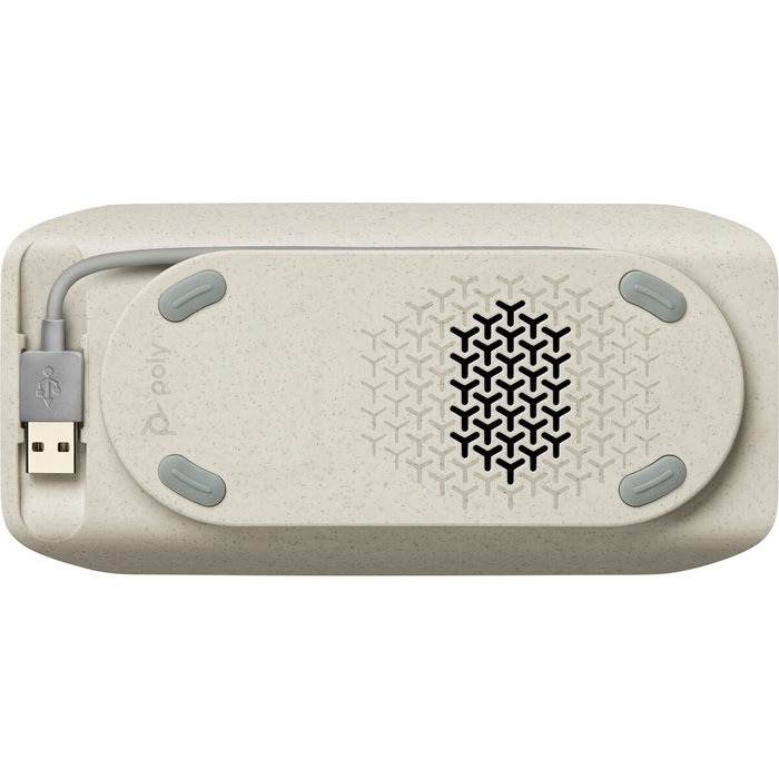 HP Poly Sync 10 Altavoz manos libres USB-A y USB-C Plata HP Poly Sync 10 Altavoz manos libres USB-A y USB-C Plata