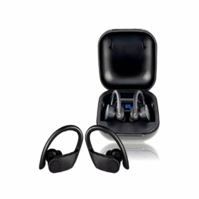 DAEWOO TWS Sport DW2012 Auriculares Deportivos con Gancho Negro