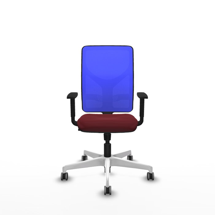 PIQUERAS Y CRESPO Silla de oficina Motilla con Mecanismo Sincro, Granate y Azul PIQUERAS Y CRESPO Silla de oficina Motilla con Mecanismo Sincro, Granate y Azul