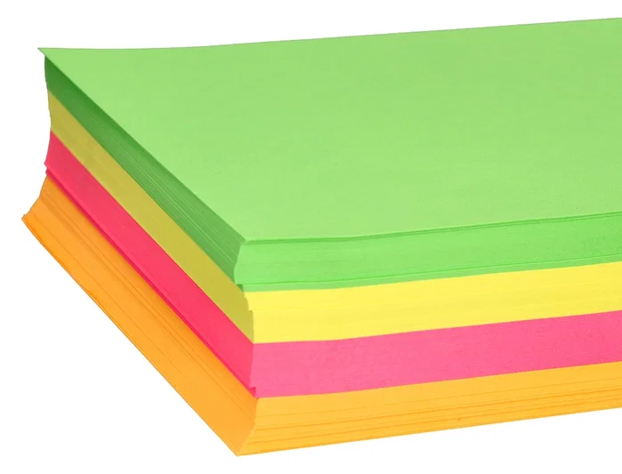 Liderpapel Papel Color Neón DIN A4 75g 500 Hojas Surtidas