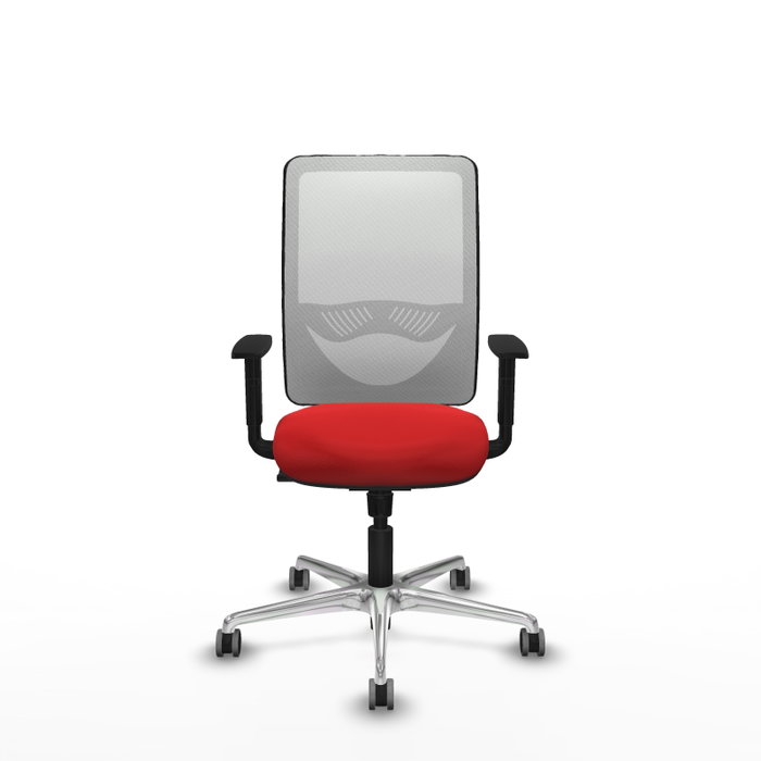 PIQUERAS Y CRESPO Silla de Oficina Zulema con Mecanismo Sincro, Rojo y Blanco PIQUERAS Y CRESPO Silla de Oficina Zulema con Mecanismo Sincro, Rojo y Blanco