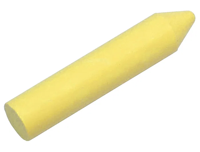 Dacs Lápices de cera unicolor amarillo claro, caja de 12 unidades