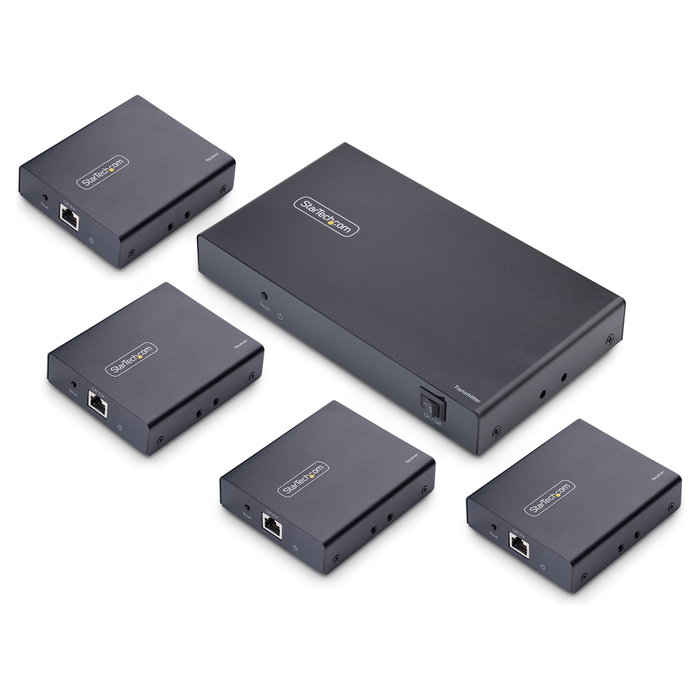 StarTech 4K7014IC-EXTEND-HDMI Extensor y Divisor HDMI de 4 Puertos 4K 60Hz por CAT6 StarTech 4K7014IC-EXTEND-HDMI Extensor y Divisor HDMI de 4 Puertos 4K 60Hz por CAT6