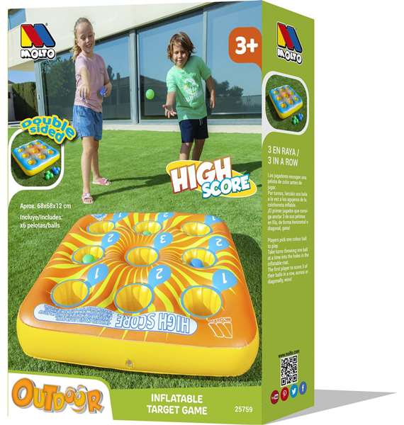 Molto Juego 2 en 1 Inflatable Target Ball Molto Juego 2 en 1 Inflatable Target Ball