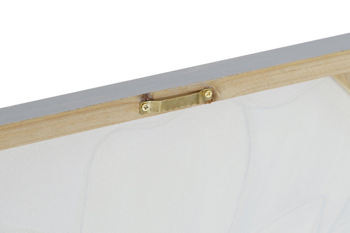 DKD Home Decor Cuadro Lienzo MDF Amapola Surtido de 2 (Pack de 6)