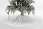 DKD Home Decor Base para Árbol de Navidad Plateada 120x120x2 cm