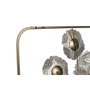 DKD Home Decor Decoración de Pared Inox Flor Dorado