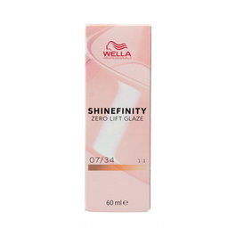 Wella Shinefinity Color 07/34 60 ml - Efecto esmaltado brillo duradero y que no altera la base del cabello