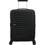 American Tourister FastForward 55cm Maleta de Cabina Spinner Expansible, 4 Ruedas, Negro, 55x40x23cm