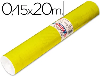 Aironfix Rollo Adhesivo Autoadhesivo Plastificado Unicolor Amarillo Brillante 20 m, Para Forrar Superficies de Madera, Metal, Pared, Ideal para Manualidades y Hogar, Ref: 67007 Aironfix Rollo Adhesivo Autoadhesivo Plastificado Unicolor Amarillo Brillante 20 m, Para Forrar Superficies de Madera, Metal, Pared, Ideal para Manualidades y Hogar, Ref: 67007