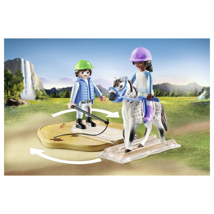 Playmobil Escuela Moderna de Equitación Horses of Waterfall 71637