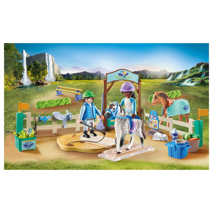 Playmobil Escuela Moderna de Equitación Horses of Waterfall 71637