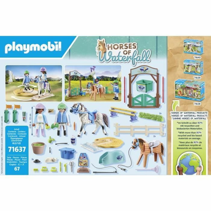 Playmobil Escuela Moderna de Equitación Horses of Waterfall 71637