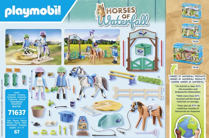 Playmobil Escuela Moderna de Equitación Horses of Waterfall 71637